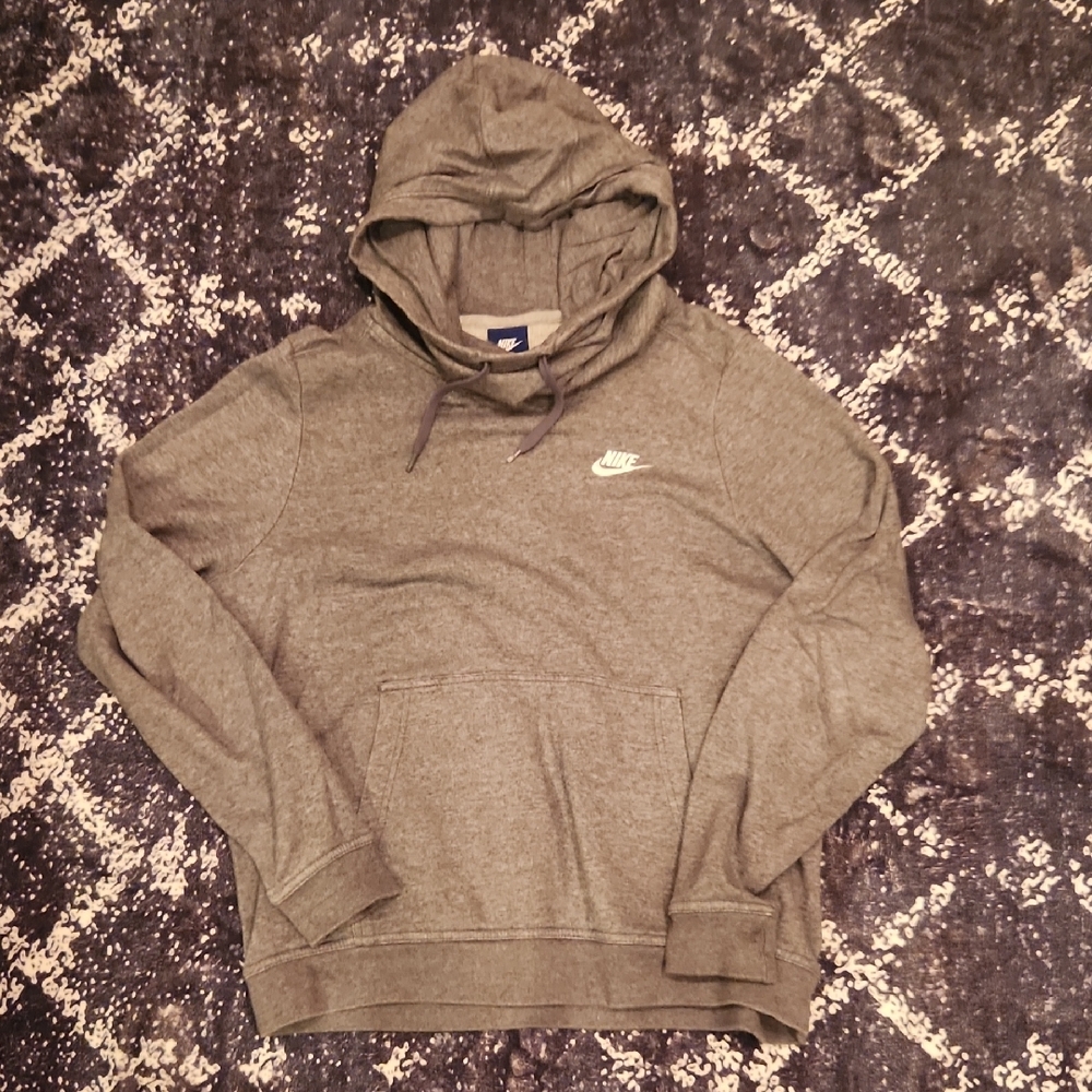 Nike Gray Crew Neck Sweater Casual Comfort